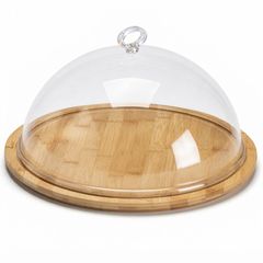 Zicco Bambu Base Cloche, Acrylic Lid, 33 cm - Zicco 