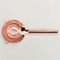 Zicco Bar Strainer, Steel, Copper Plated - Zicco