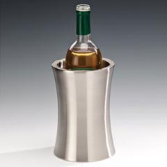 Zicco Bottle Cooler, Steel, Double Walled, 13x19.5 cm - Zicco