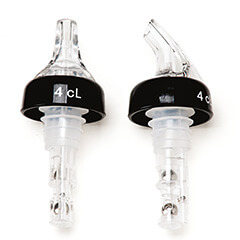 Zicco Bottle Pourer, Ball Valve Dispenser, Set of 2, 4 cl - Zicco