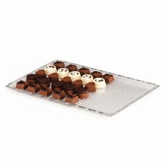 Zicco Çikolata Display Tray, Polycarbonate, 20x30 cm, Transparent - Zicco 