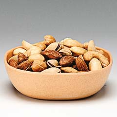 Zicco Colorful Bamboo Snack Bowl, Round, 9.5x9.5 cm, Orange - Zicco