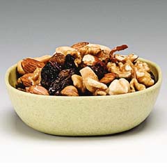 Zicco Colorful Bamboo Snack Bowl, Round, 9.5x9.5 Cm, Green - Zicco