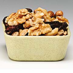 Zicco Colorful Bamboo Snack Bowl, Square, 7.5x7.5 Cm, Green - Zicco