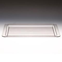 Zicco Display Tray, Polycarbonate, 32.5x53 cm, Transparent - Zicco