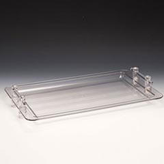 Zicco Display Tray, Polycarbonate, With Handles, 53x32.5 cm - Zicco
