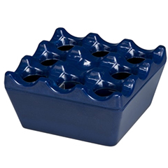 Zicco Eco Melamin Küllük, 8,5x8,5x4,5 cm, Mavi - Zicco