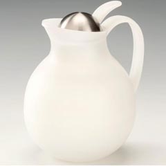 Zicco Inner Glass Thermos, 1 l, White - Zicco