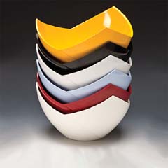 Zicco Kandil Melamine Bowl, 27x15 cm, Black Price