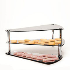 Zicco Kaptan Aynalı Display Stand, 3 Steps, 60x56x24 cm - Zicco