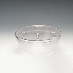 Zicco Lidded Polycarbonate Bowl, 23 cm - Zicco