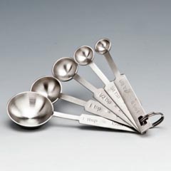 Zicco Measuring Spoon, Steel, Set of 5 - Zicco