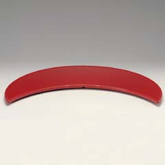 Zicco Melamin Teşhir Standı, Hilal Model, 24x59 cm, Kırmızı - Zicco