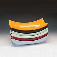 Zicco Melamin Teşhir Tabağı, 19x38x7 Cm, Kırmızı - Zicco