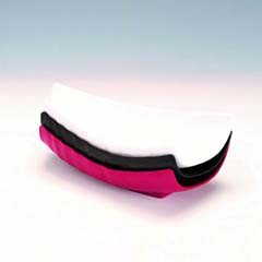 Zicco Melamin Teşhir Tabağı, Taş Model, 13x26x6,5 cm, Siyah - Zicco