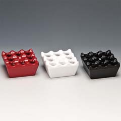 Zicco Melamine Ashtray,9x9x4.5 cm, Black - Zicco