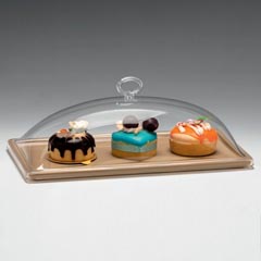 Zicco Melamine Base Storage Container, Acrylic Lid, 18x35 cm, K 2044 - Zicco