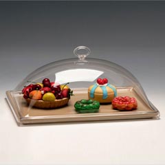 Zicco Melamine Base Storage Container, Acrylic Lid, 18x35 cm, K 2045 - Zicco