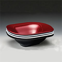 Zicco Melamine Bowl, Ellipse, 30x26x8 cm - 1