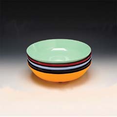 Zicco Melamine Display Plate, Round, 33.5x9 Cm, Green - Zicco