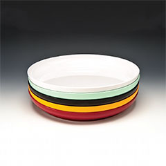 Zicco Melamine Display Plate, Round, 39x5 cm - 1