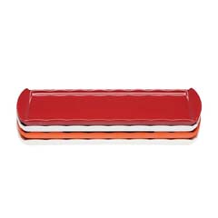 Zicco Melamine Display Tray, 15x35 cm, Orange - Zicco