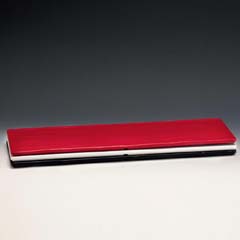 Zicco Melamine Display Tray, 15x35 cm, Red - Zicco