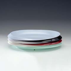 Zicco Melamine Display Tray, Small Boat, 26x40x4 cm, Blue - Zicco