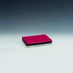 Zicco Melamine Display Tray, Stone Model, 26x32 Cm, Red - Zicco