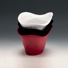 Zicco Melamine Sauce Dish, Matte, 22x19.5x15 cm, Black - Zicco