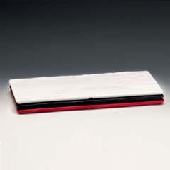 Zicco Melamine Small Tray, 19x44.5 Cm, Black - Zicco