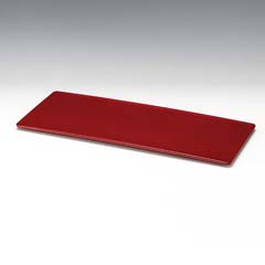Zicco Melamine Small Tray, 19x44.5 Cm, Red - Zicco