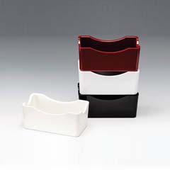 Zicco Melamine Sugar Bowl, 6.5x12x5 cm, Red - Zicco