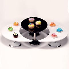Zicco Melamine Tray Display Stand, 59x80x20 cm - Zicco