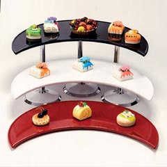 Zicco Melamine Tray Display Stand, 59x90x21 cm - Zicco