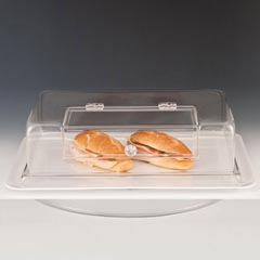 Zicco Melamine Tray Storage Container, With Window Lid, 42x61x16 cm - Zicco
