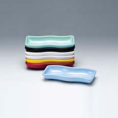 Zicco Mini Melamin S Model Tabak, 15x7,5x2,5 Cm, Siyah - Zicco