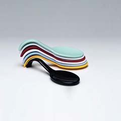 Zicco Mini Melamine Boat Spoon, Yellow - Zicco