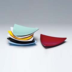 Zicco Mini Melamine Display Tray, Triangle, 10.5 Cm, Pistachio Green - Zicco