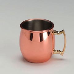 Zicco Mini Milk Jug, Steel, Copper Plated, 60 ml - Zicco