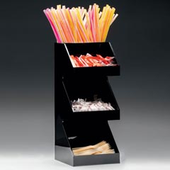 Zicco Multipurpose Display Stand, Acrylic, 3 Tier, 20x20x48 cm - Zicco