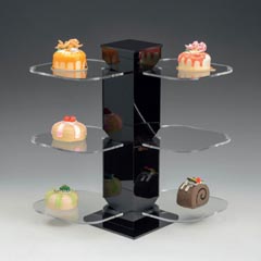 Zicco Multipurpose Display Stand, Acrylic, 45x40 cm - Zicco