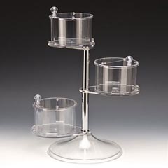 Zicco Multipurpose Polycarbonate Stand, Adjustable, 3-Tier, 25x44 cm - Zicco