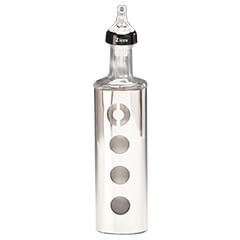 Zicco Oil and Vinegar Dispenser, Single, Glass and Steel, 400 cl - Zicco