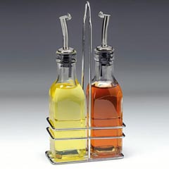Zicco Oil and Vinegar Set, 2-piece, with Stand, Small, 130 cl - Zicco