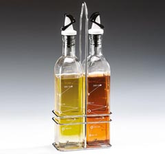 Zicco Oil and Vinegar Set With Stand, 2-piece, 500 ml, 4F31 - Zicco