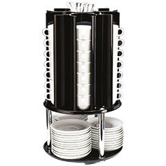 Zicco Polikarbon Fincan, Tabak, Kaşık Standı, Döner, 30x55 cm - Zicco