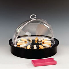 Zicco Polikarbon.Yuvarlak Rolltop Kapaklı Soğutuculu Display Standı - Zicco