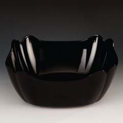 Zicco Polycarbonate Display Bowl, 31x31 cm, Black - Zicco