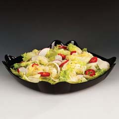 Zicco Polycarbonate Display Bowl, 35x35 cm, Black - Zicco